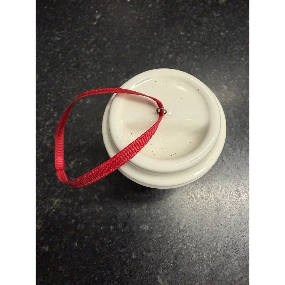 Starbucks 2013‎ Red Coffee Cup Holiday Christmas Tree Mini Ornament Collectible
